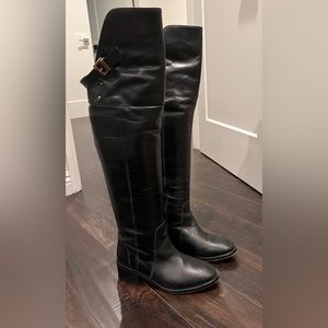 Top Shop leather  knee high boots